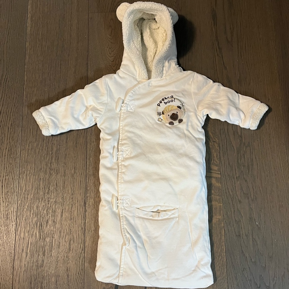Joe fresh white baby bundle me 6-12M EUC